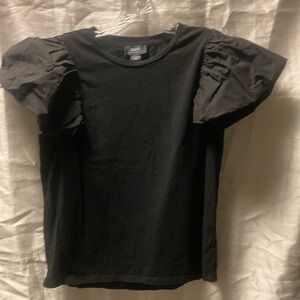 Women’s black puffy sleeve by Maeve